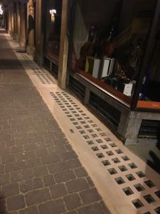 Our P/150/100 pavement lights on Sussex Street, Cambridge